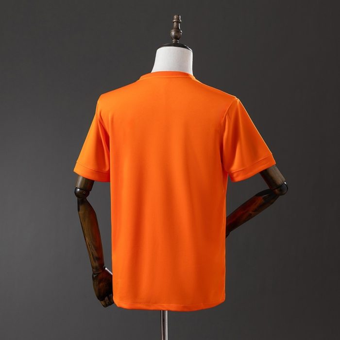 Netherlands 2014 Home Retro Jersey - 图片 7