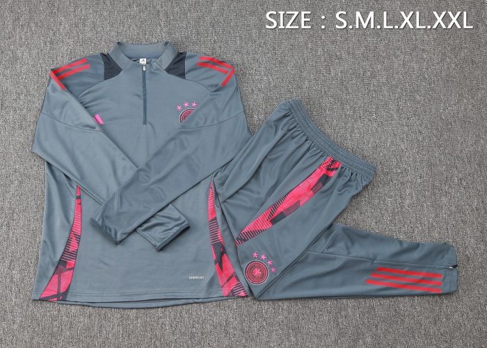 Germany 24-25 Half-Zip Jacket Dark Gray - 图片 2