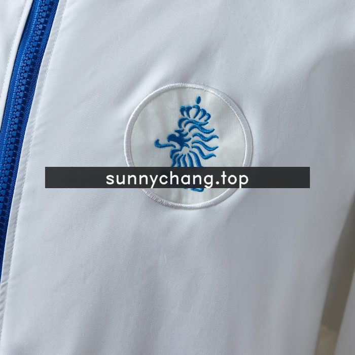 Netherlands 2010-2011 Windbreaker - White - 图片 8