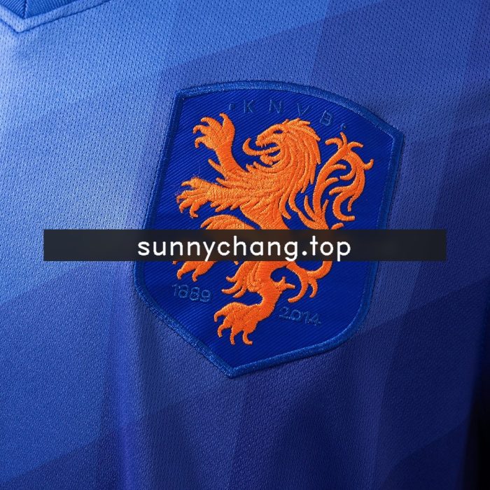 Netherlands 2014 Away Retro Jersey - 图片 5