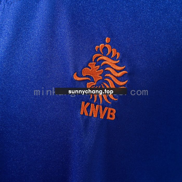 Netherlands 1998 Away Retro Jersey - 图片 5