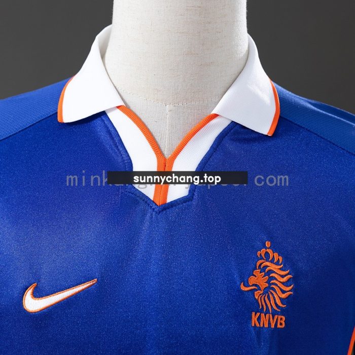 Netherlands 1998 Away Retro Jersey - 图片 6