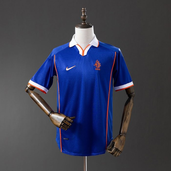 Netherlands 1998 Away Retro Jersey - 图片 8
