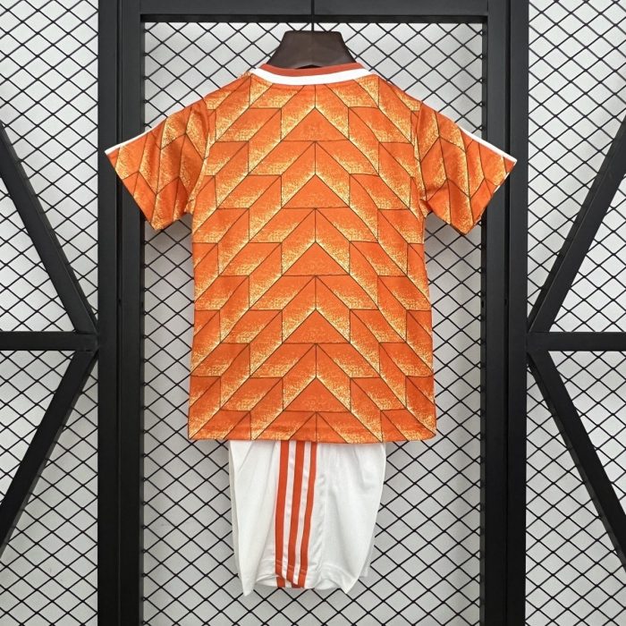 Netherlands 1988 Home Kids Jersey - 图片 4