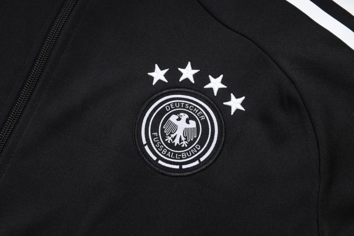 Germany Black Long Zipper Jacket - 图片 6