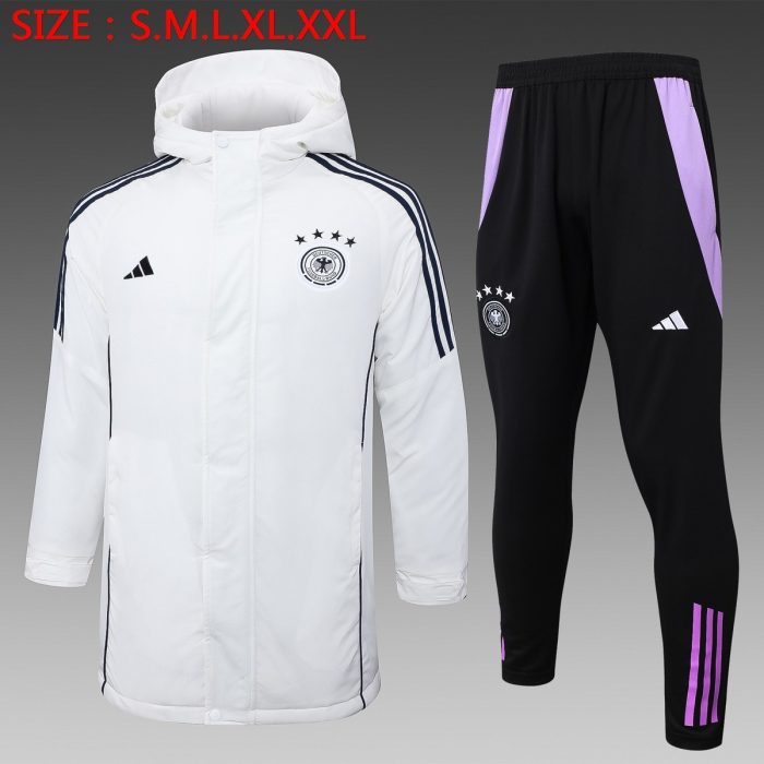 Germany 24-25 White Cotton Jacket - 图片 2
