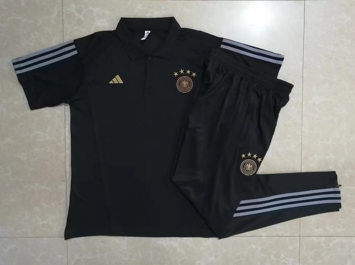 Germany 22/23 Polo Black - 图片 9