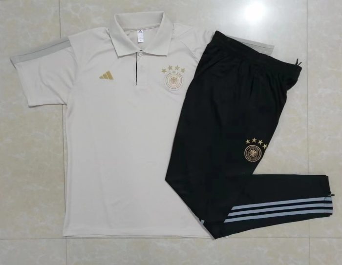 Germany 22/23 Polo Shirt Beige - 图片 9