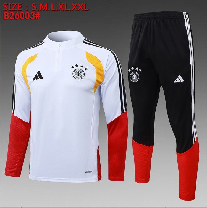 Germany White Half-Zip Jacket - 图片 2