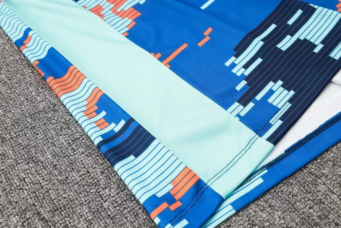 Netherlands 24-25 Short Sleeve Blue Splatter - 图片 4