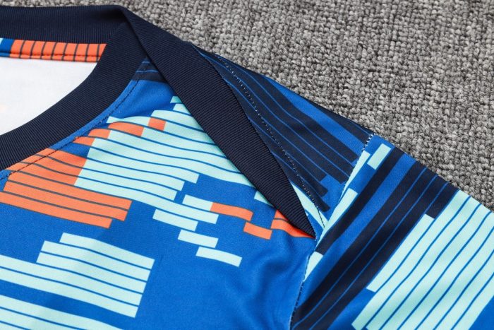 Netherlands 24-25 Short Sleeve Blue Splatter - 图片 5