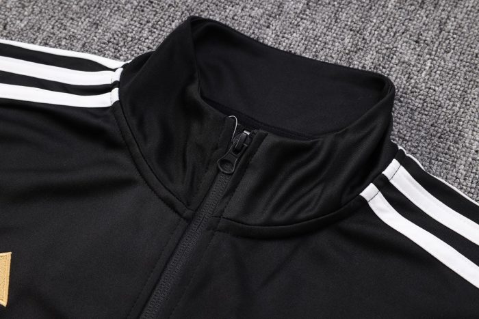 Germany 22/23 High Neck Black Long Zip Jacket - 图片 6