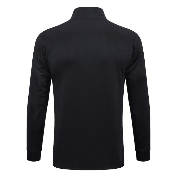 Germany 22/23 High Neck Black Long Zip Jacket - 图片 7