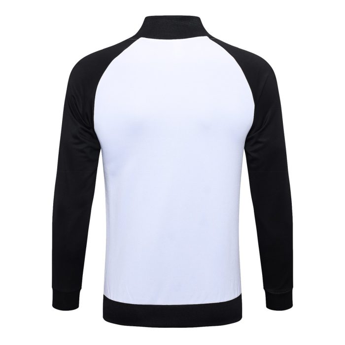 Germany 22/23 White Sleeves Black Long Zip Jacket - 图片 7