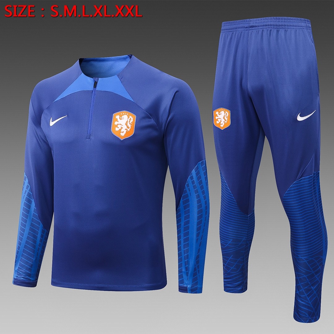 Netherlands 22/23 Half-Zip Jacket