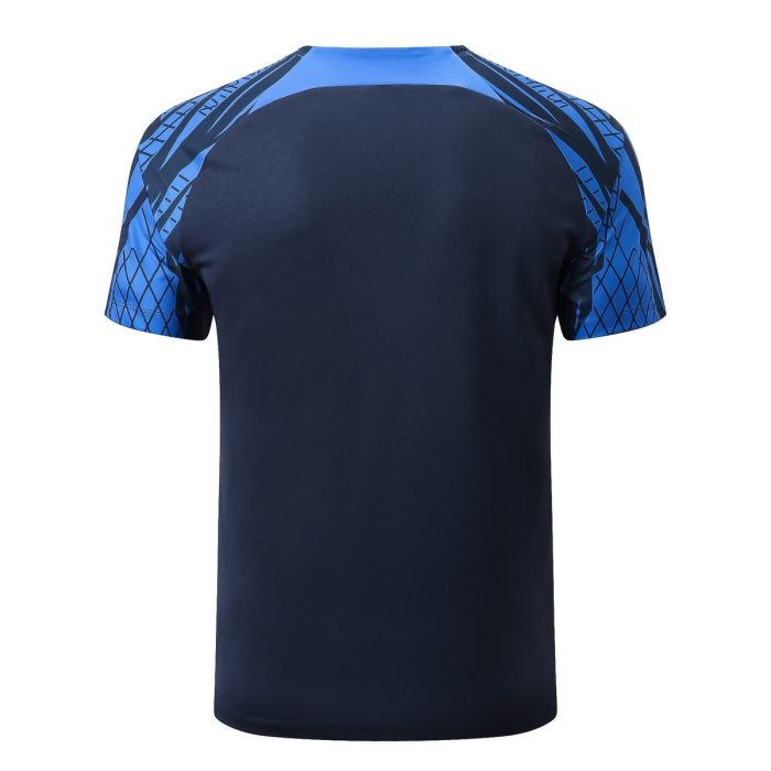 Netherlands 22-23 Royal Blue Short Sleeve Training Suit - 图片 7