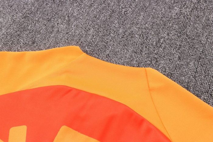 Netherlands 22-23 Yellow Long Zipper Jacket - 图片 4