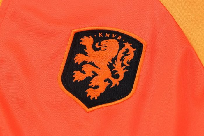Netherlands 22-23 Yellow Long Zipper Jacket - 图片 6