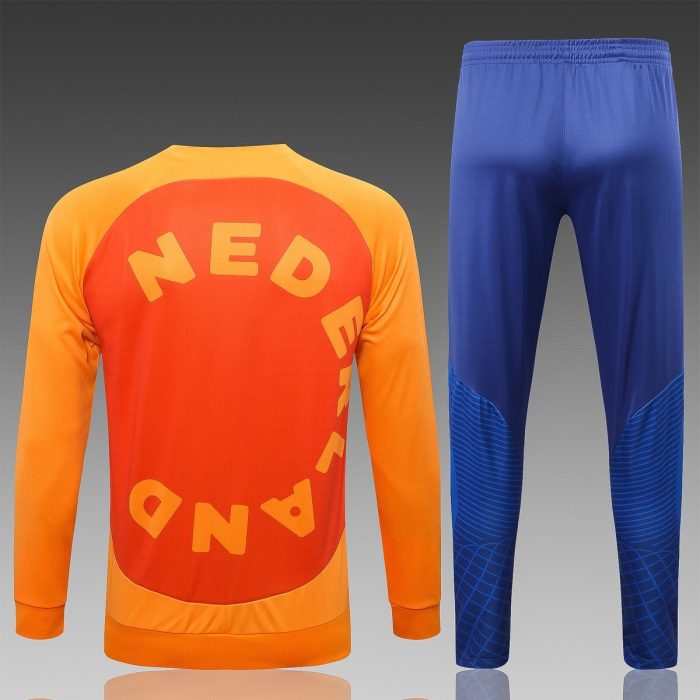 Netherlands 22-23 Yellow Long Zipper Jacket - 图片 7