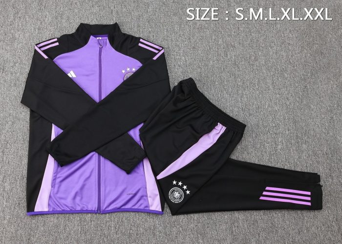 Germany 24-25 Purple Long Zip Jacket - 图片 2