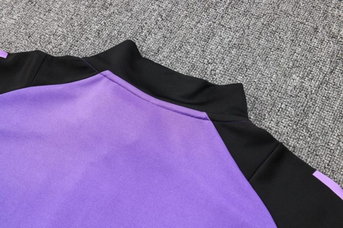 Germany 24-25 Purple Long Zip Jacket - 图片 5