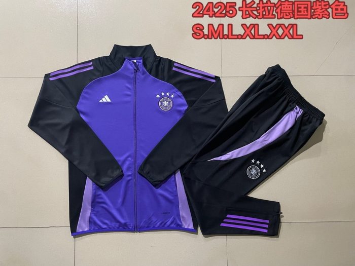 Germany 24-25 Purple Long Zip Jacket - 图片 9