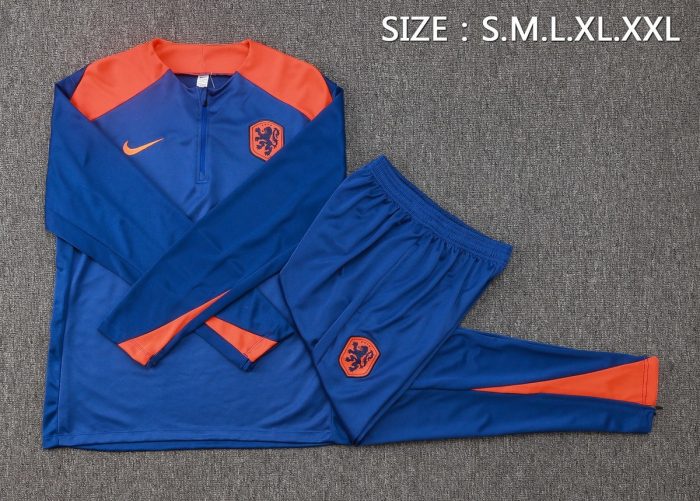 Netherlands 24/25 Half-Zip Jacket - 图片 2