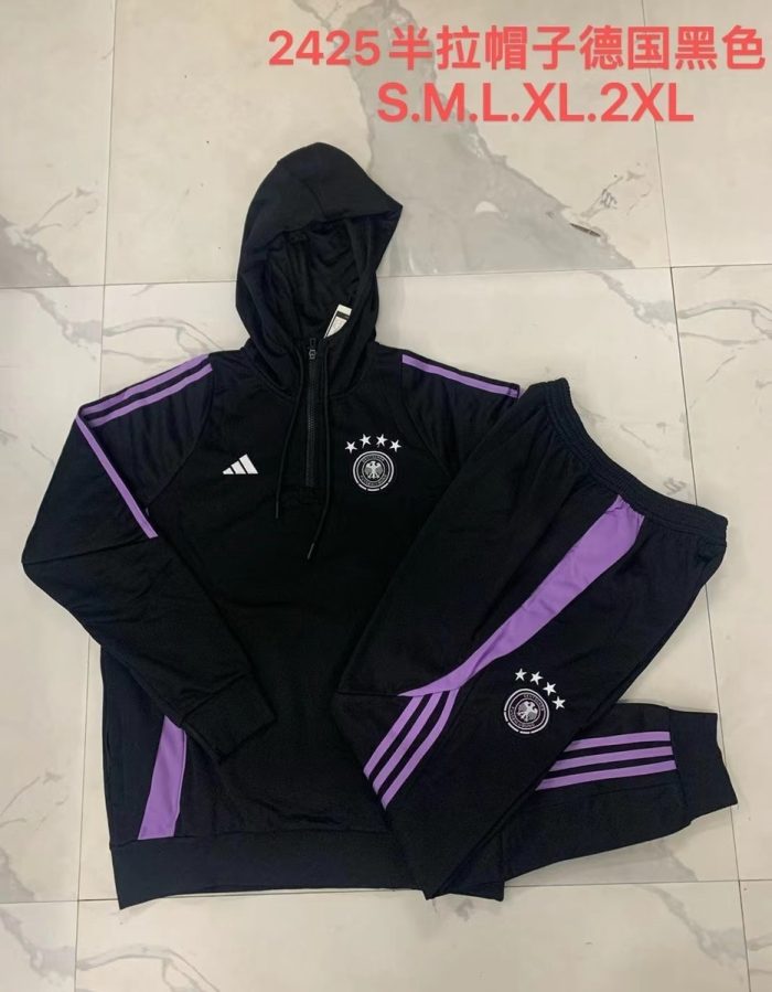 Germany 24-25 Half-Zip Jacket Black - 图片 9