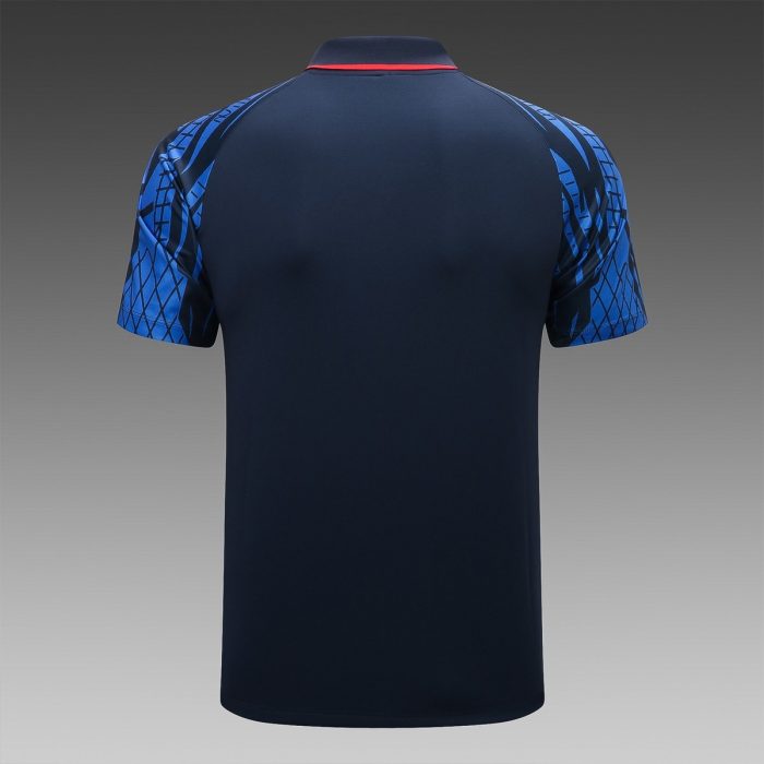 Netherlands 2022-2023 Polo Shirt Navy Blue - 图片 8