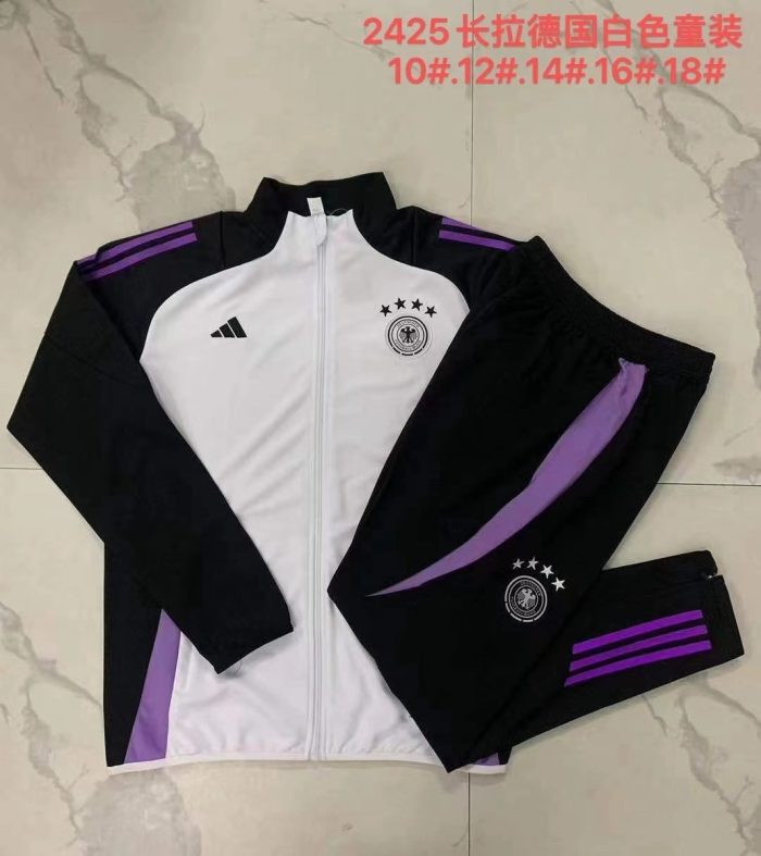 Germany 24-25 White Kids Training Suit - 图片 4