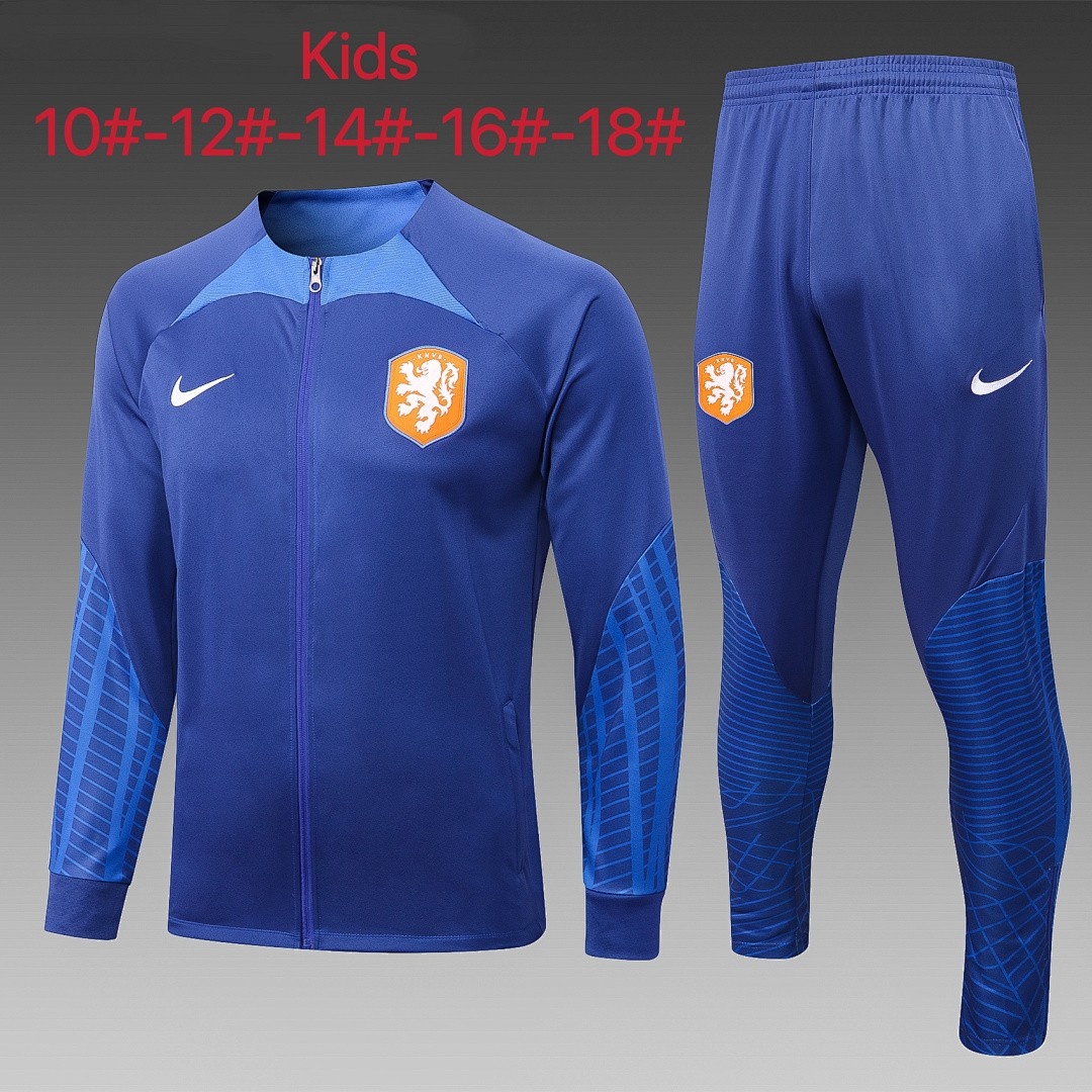 Netherlands 22/23 Children's Long Sleeve Jersey