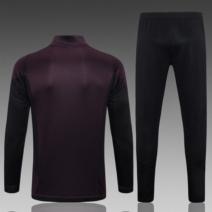 Germany 22/23 Half-Zip Jacket Dark Brown - 图片 7