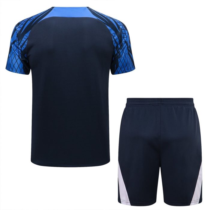Netherlands 22-23 Training Short Sleeve Set in Royal Blue (with 5-Point Shorts) - 图片 3