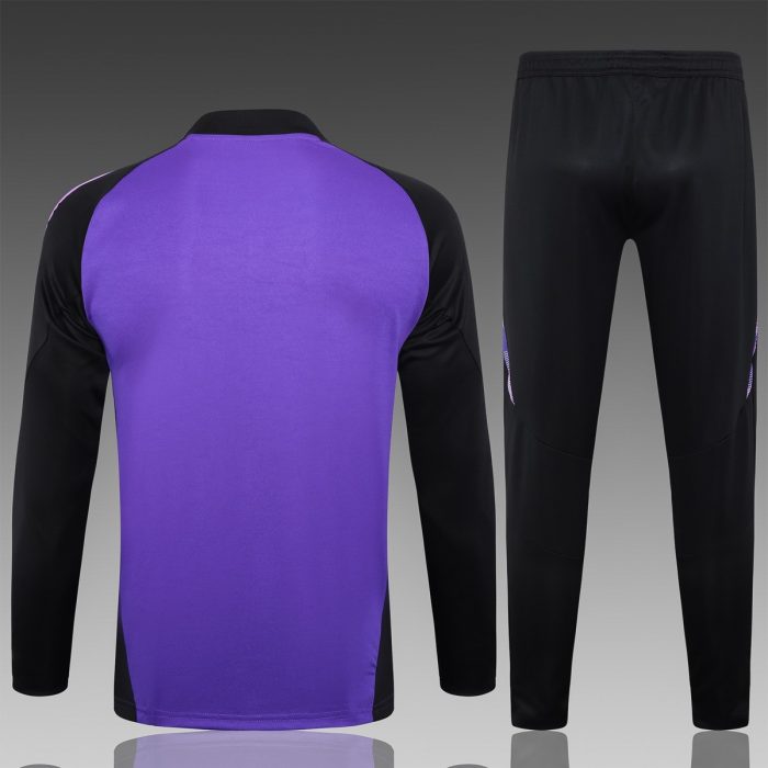 Germany 24-25 Purple Half-Zip Jacket - 图片 6