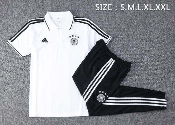 Germany 22/23 White Polo - 图片 2