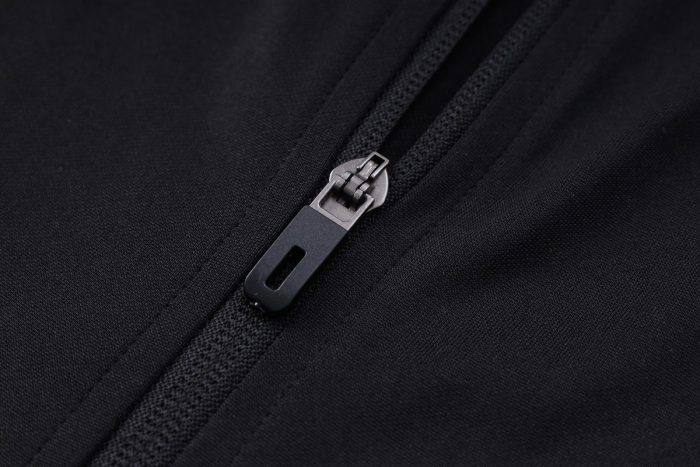 Germany 22/23 High Neck Black Long Zip Jacket - 图片 5