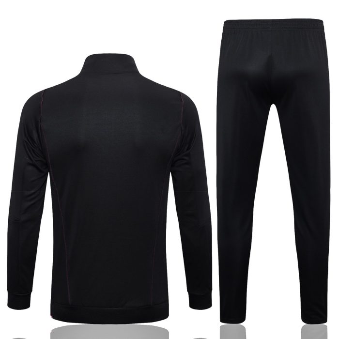 Germany 22/23 High Neck Black Long Zip Jacket - 图片 7