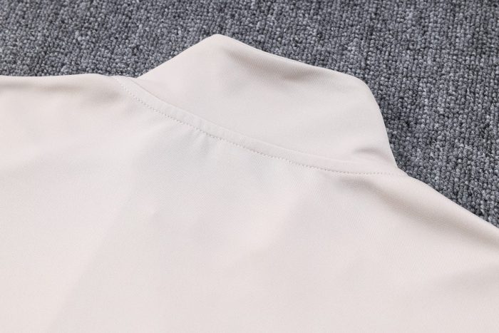 Germany 22/23 Long Zip Jacket Beige - 图片 4