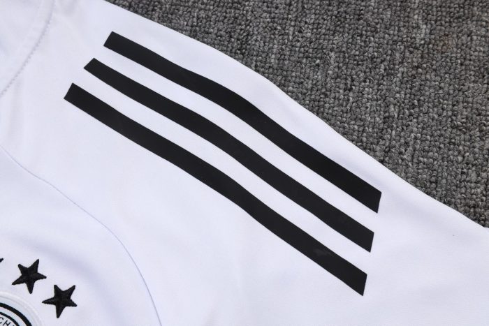 Germany White Long Zipper Jacket - 图片 5