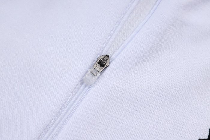 Germany White Long Zipper Jacket - 图片 6