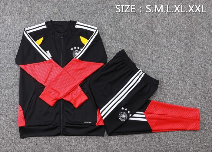 Germany Black Long Zipper Jacket - 图片 2