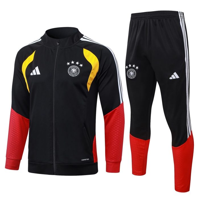 Germany Black Long Zipper Jacket - 图片 8