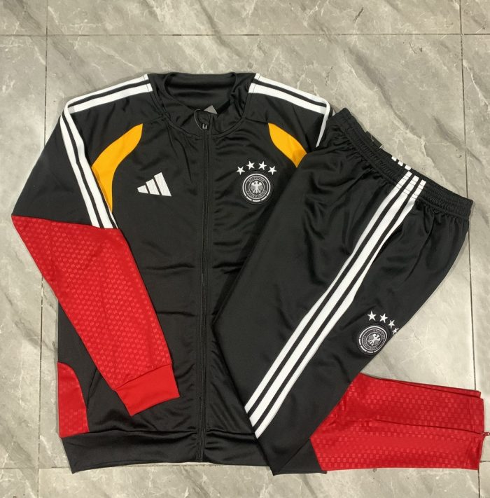 Germany Black Long Zipper Jacket - 图片 9