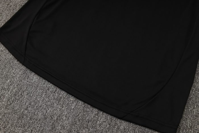 Germany 24-25 Black Short Sleeve Training Suit with 3/4 Pants - 图片 3