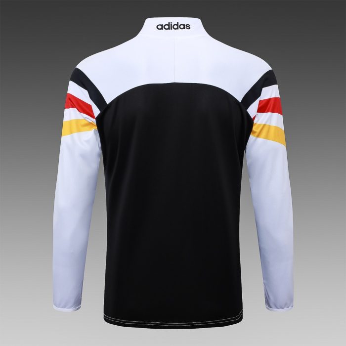Germany 24-25 Half-Zip Jacket White with Red Yellow Black Sleeves - 图片 8