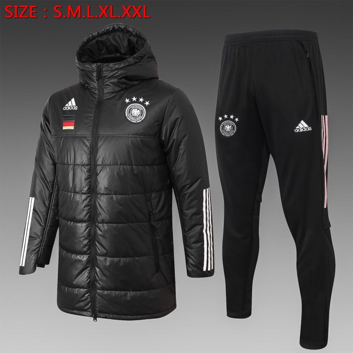 2021 Germany Black Cotton Jacket S-2XL - 图片 2