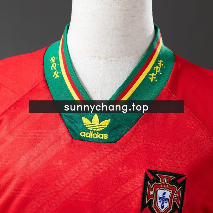 Portugal 1992-1994 Home Retro Jersey - 图片 5