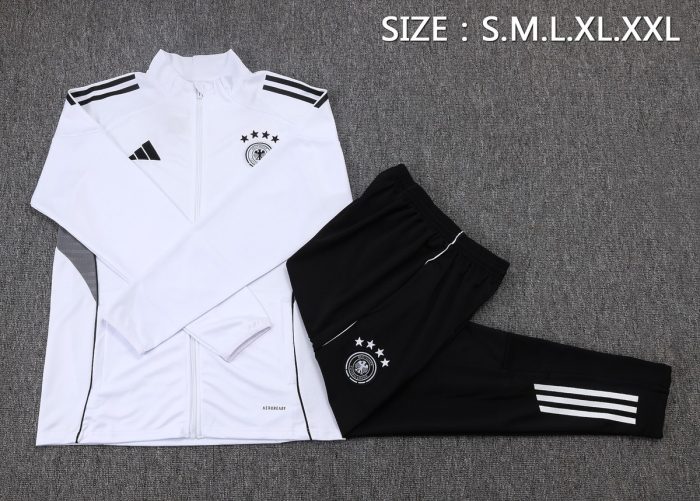 Germany White Half-Zip Jacket - 图片 2