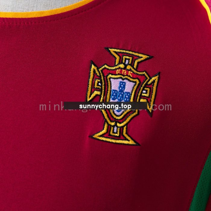 Portugal 2002 Home Retro Jersey - 图片 4