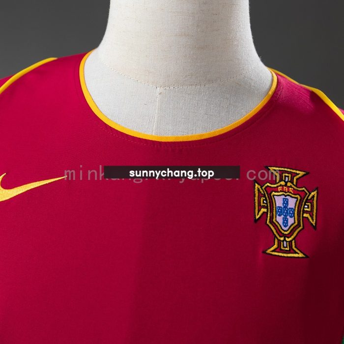 Portugal 2002 Home Retro Jersey - 图片 5